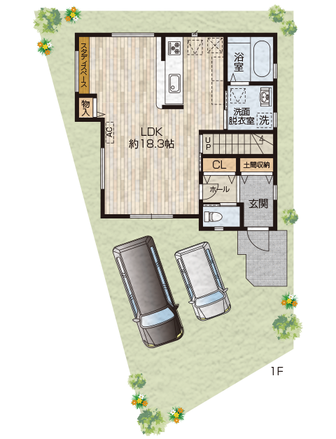 38号地 間取り図