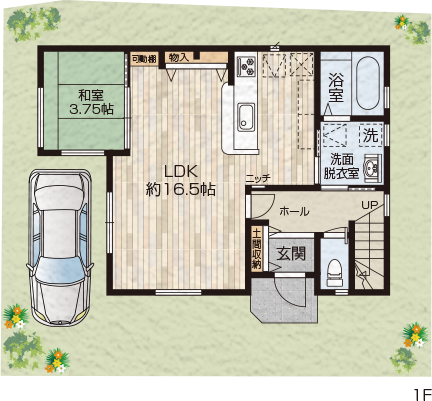 40号地　間取り図