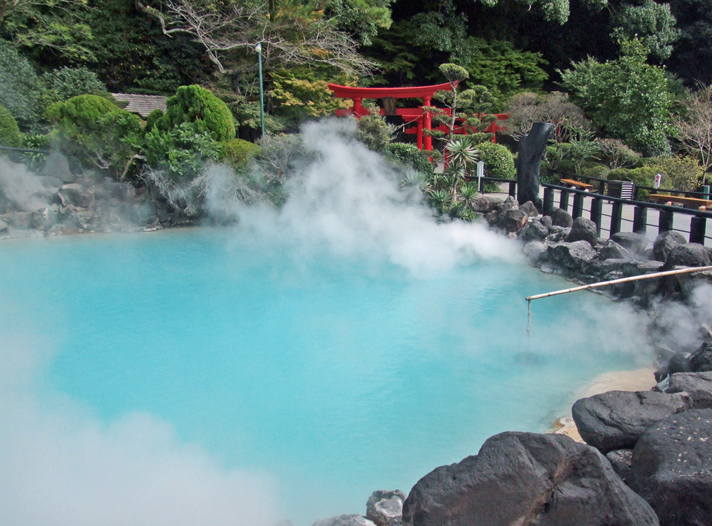 福岡の別府温泉のスポット写真です。