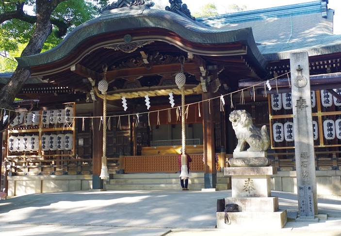 石切劔箭神社（いしきりさん）の外観画像になります。