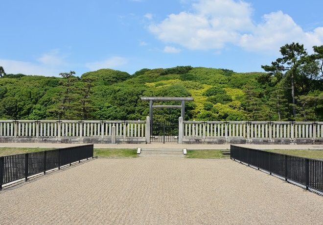 大仙陵古墳（だいせんりょうこふん）の画像です