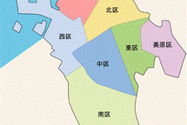 堺市の地図