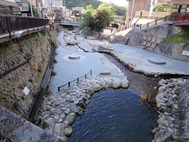 有馬温泉の有馬川写真