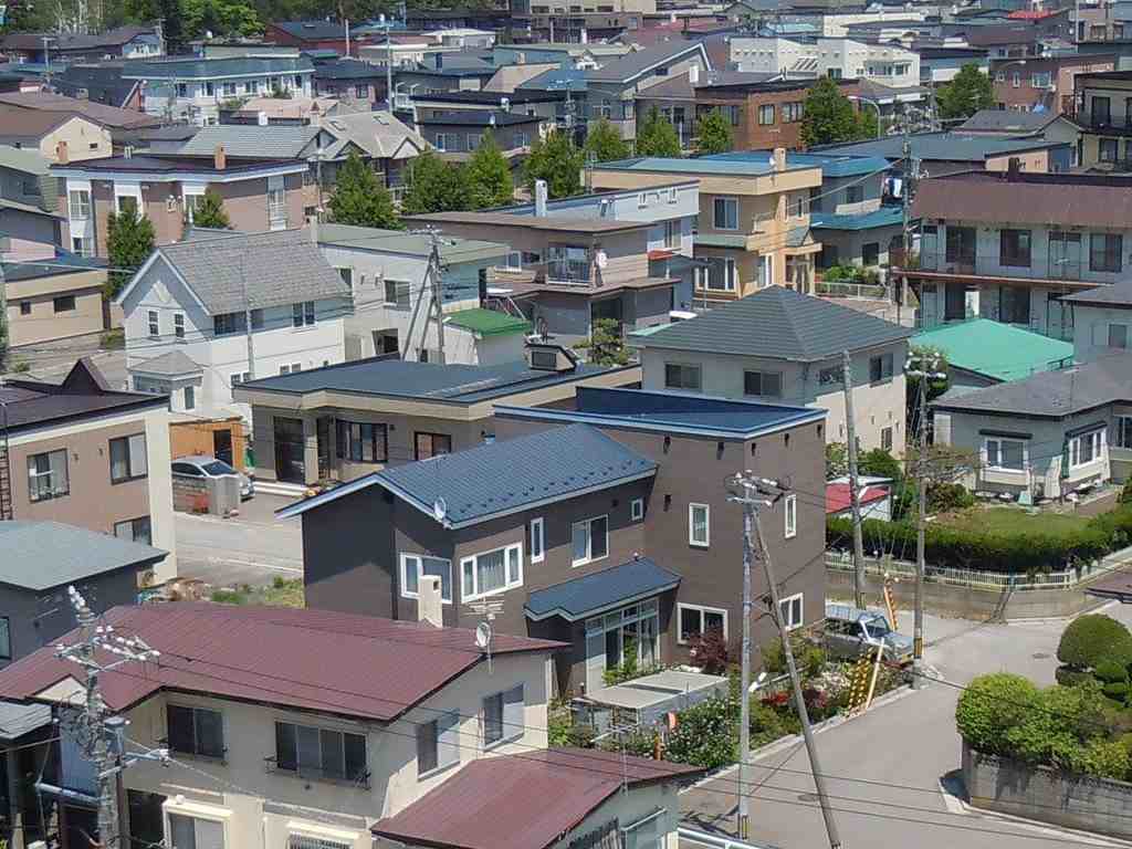 住宅街の画像です