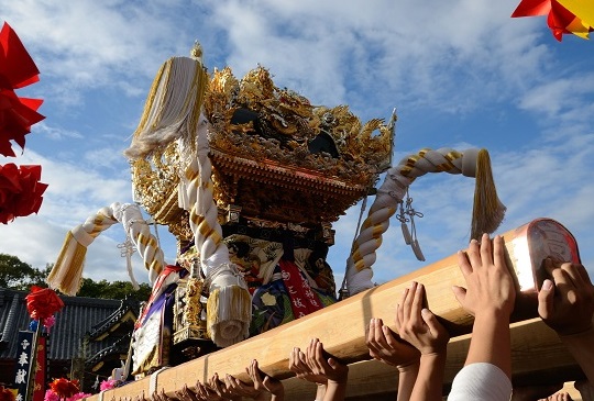 富嶋神社秋祭りの画像です