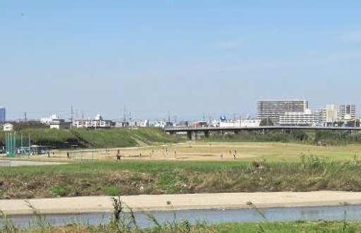 「藤井寺市立大和川河川敷運動広場」の画像です