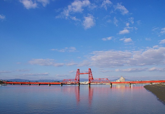 大川市　筑後川昇開橋の画像です