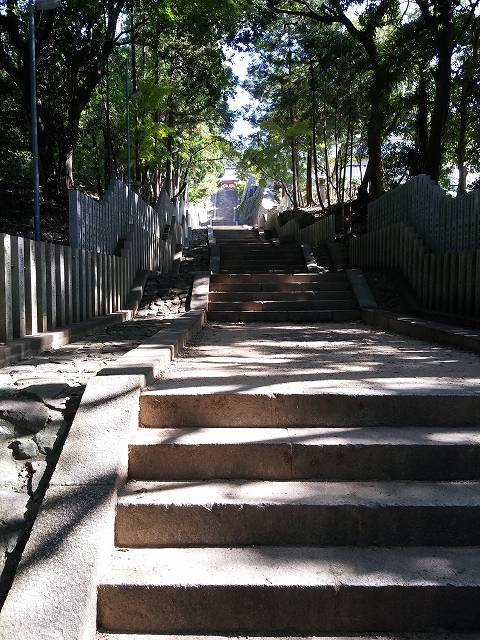 恩智神社石段の画像です