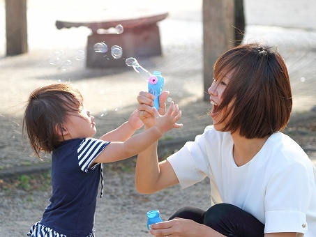親子の画像です