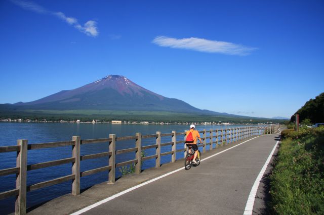 山中湖サイクルロードの画像です